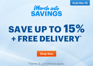 March Into Savings Mar 5 - 25, 2026
