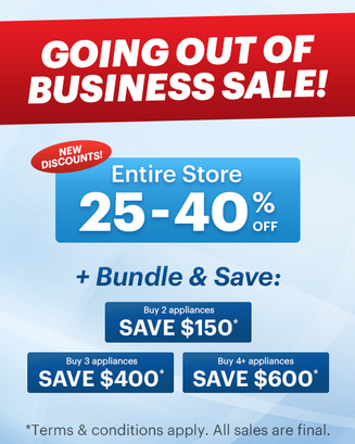 Going Out Of Business Sale May 2026