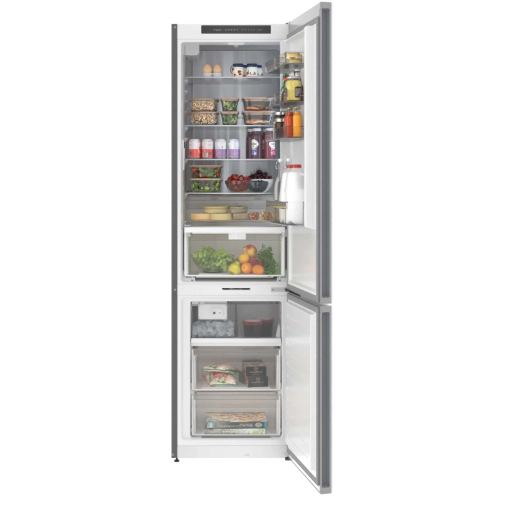 Bosch - 23.625 Inch 12.8 cu. ft Bottom Mount Refrigerator in Stainless - B24CB80ESS