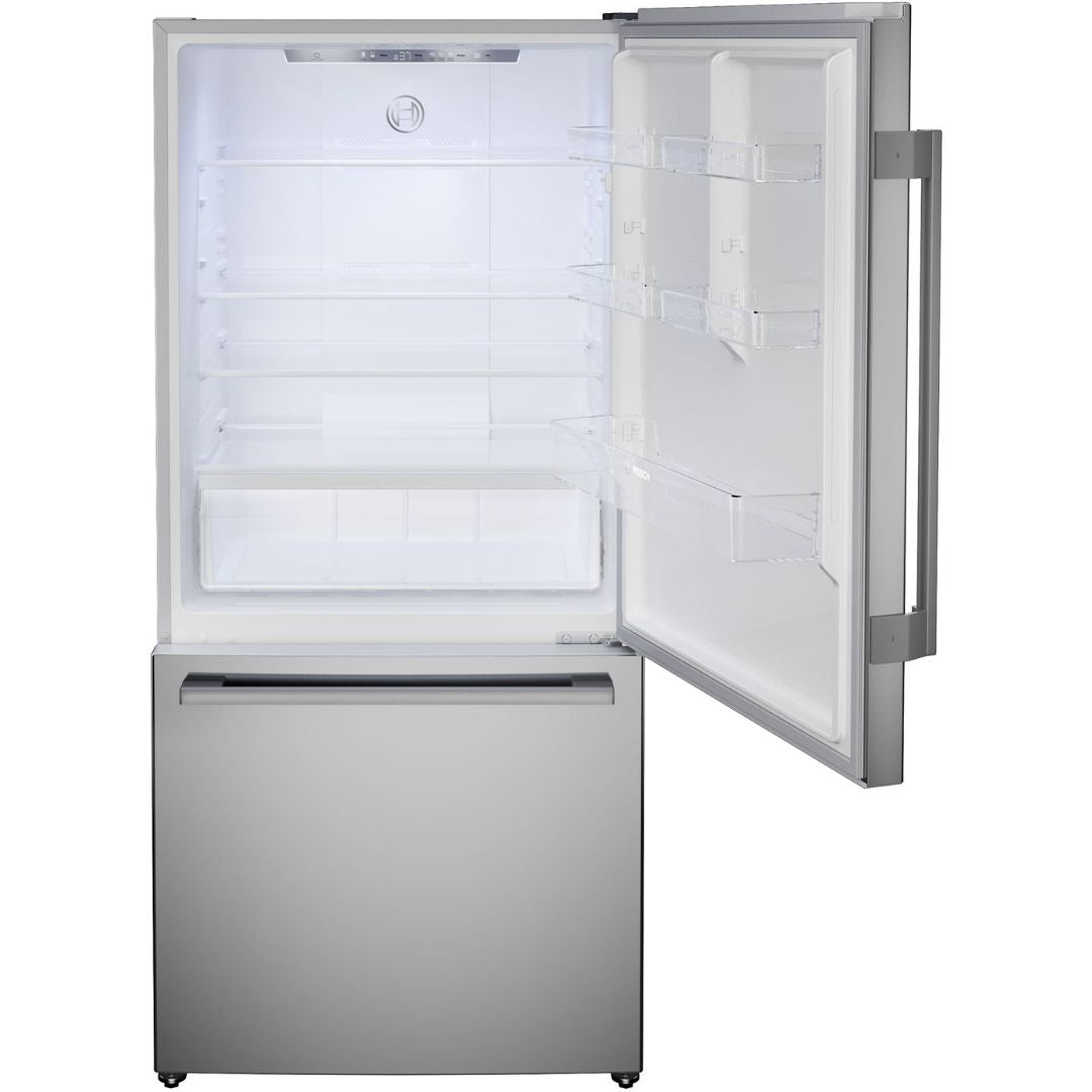 Bosch - 31.25 Inch 17.2 cu. ft Bottom Mount Refrigerator in Stainless - B33CM10SNS