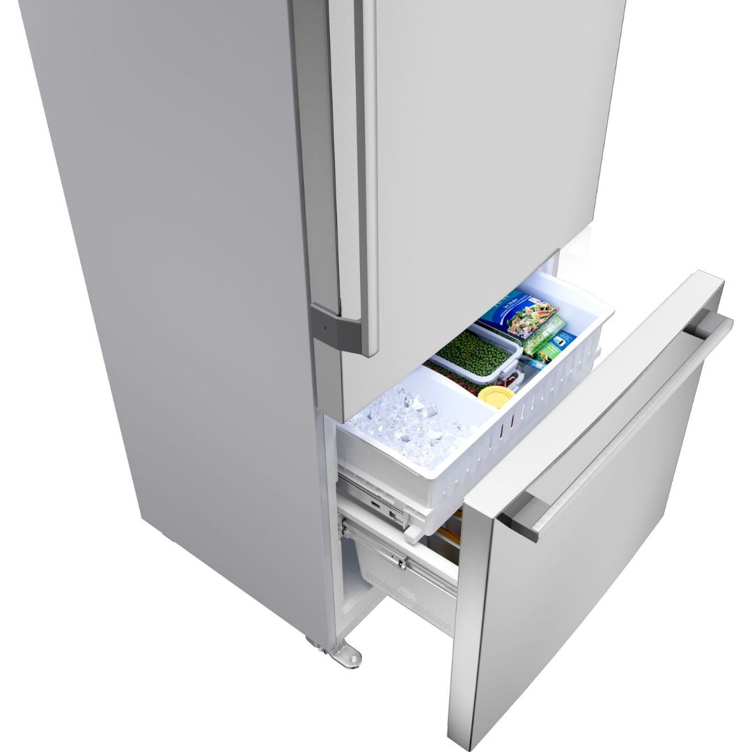 Bosch - 31.25 Inch 17.2 cu. ft Bottom Mount Refrigerator in Stainless - B33CM10SNS