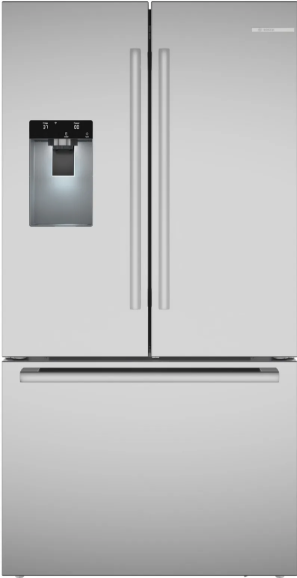 Bosch - 36 Inch 21.6 cu. ft French Door Refrigerator in Stainless - B36CD52SNS