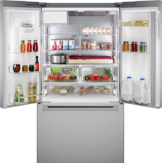 Bosch - 36 Inch 21.6 cu. ft French Door Refrigerator in Stainless - B36CD52SNS