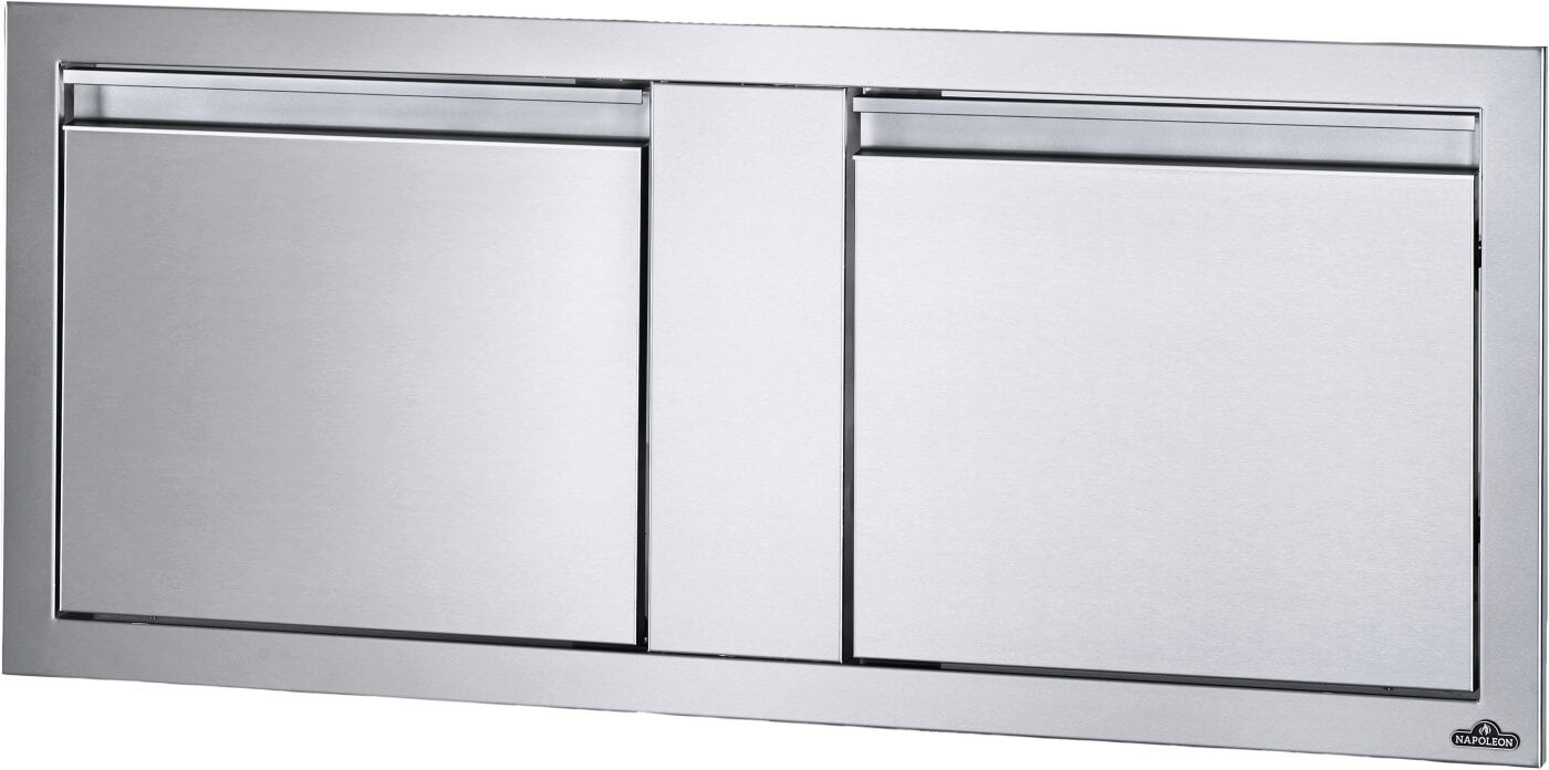 Napoloen - Small Double Door in Stainless - BI-4216-2D