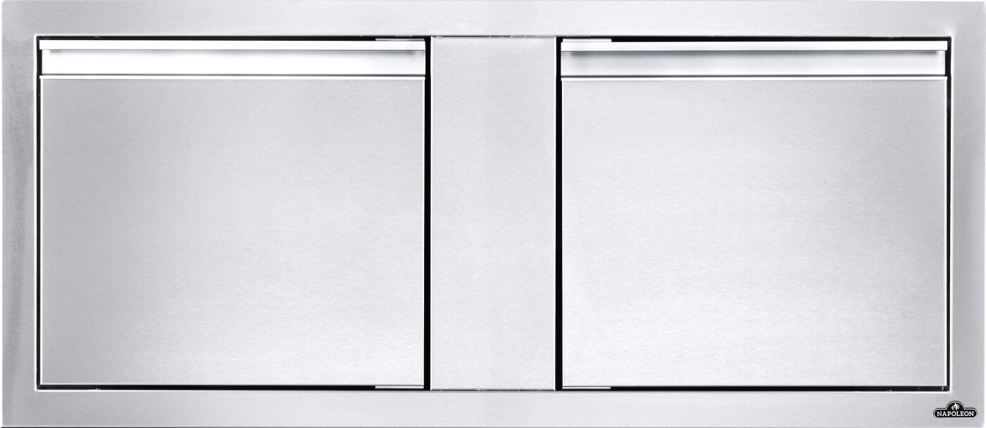 Napoloen - Small Double Door in Stainless - BI-4216-2D