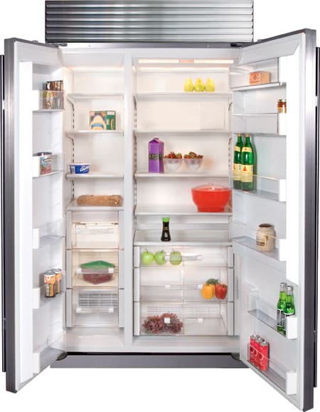 Sub-Zero - 42 Inch 24.5 cu. ft Side by Side Refrigerator in Stainless - BI-42SID/S/TH
