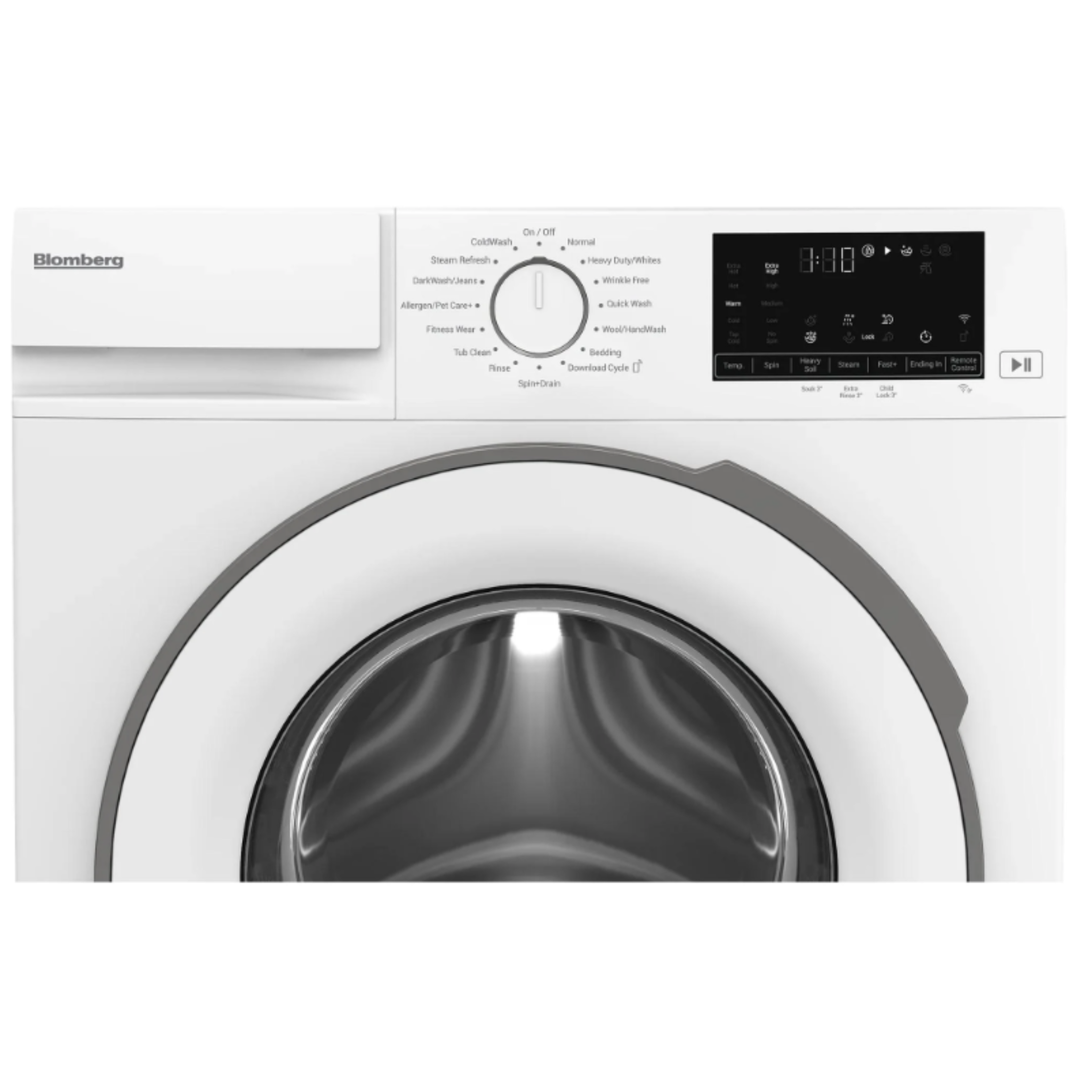 Blomberg - 2.3 cu. Ft  Front Load Washer in White - BLWM242300SWG