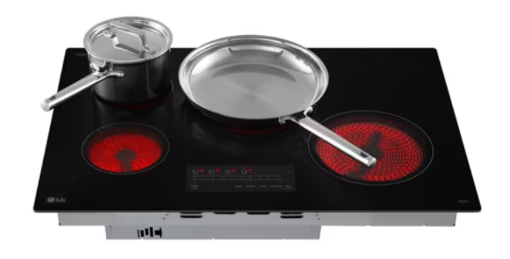 LG - 30 Inch Electric Cooktop in Black - CBEW3013BE