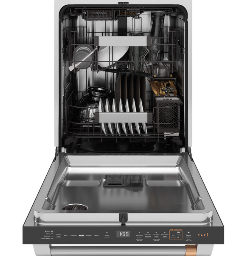 Cafe - 39 dBA Built In Dishwasher in Matte Black - CDT888P3VD1