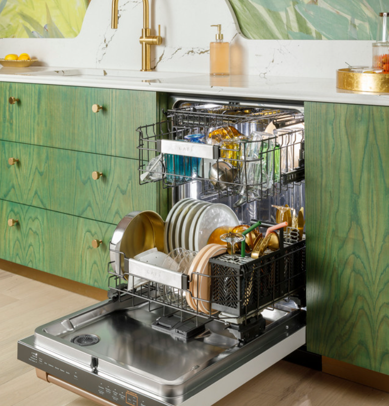 Cafe - 39 dBA Built In Dishwasher in Matte Black - CDT888P3VD1