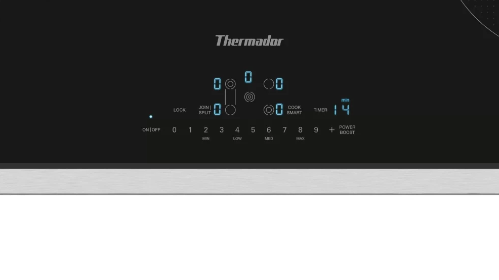 Thermador - 37 Inch Electric Cooktop in Black - CET366TB