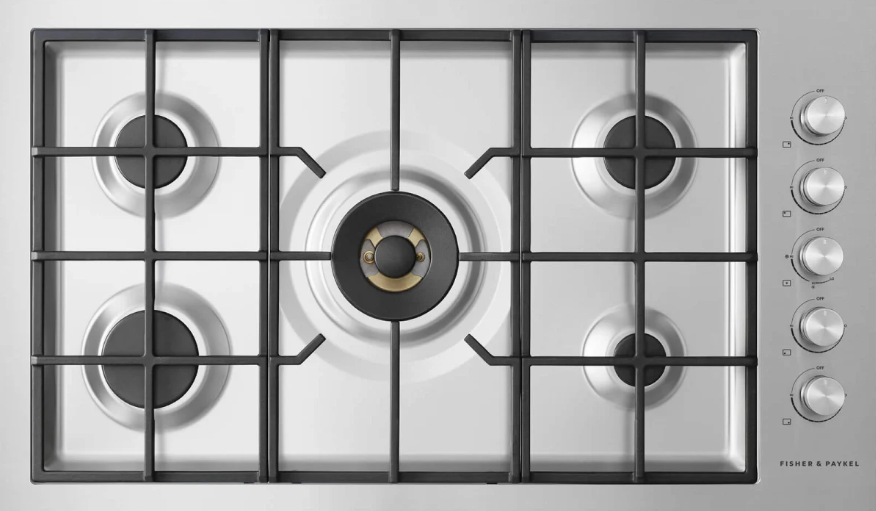 Fisher & Paykel - 36 Inch Gas Cooktop in Stainless - CG365DLPRX2N