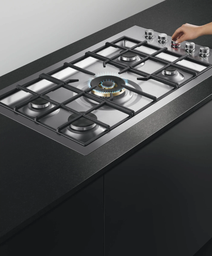 Fisher & Paykel - 36 Inch Gas Cooktop in Stainless - CG365DLPRX2N