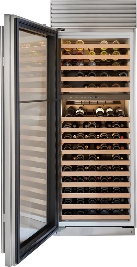 Sub-Zero - 30 Inch 146 Bottle Built In / Integrated Wine Fridge Refrigerator in Stainless - CL3050W/S/T/L