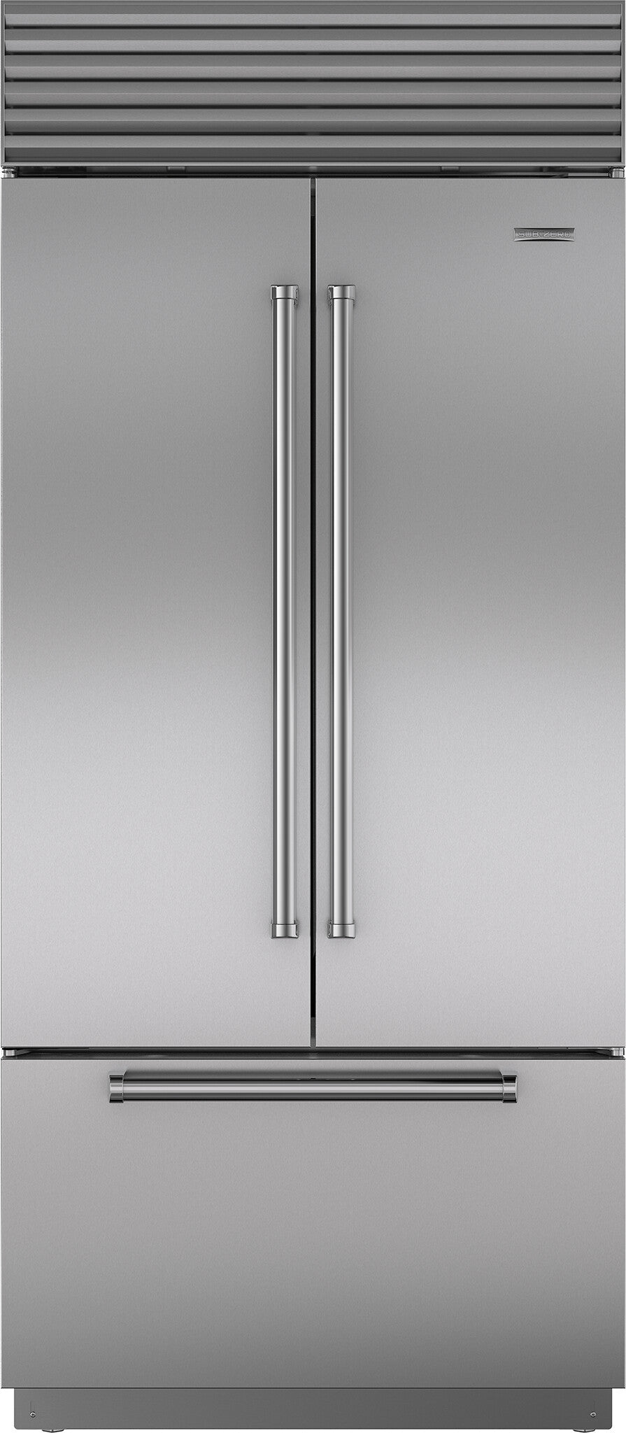 Sub-Zero - 36 Inch 21 cu. ft Built In / Integrated French Door Refrigerator in Stainless - CL3650UFDID/S/T