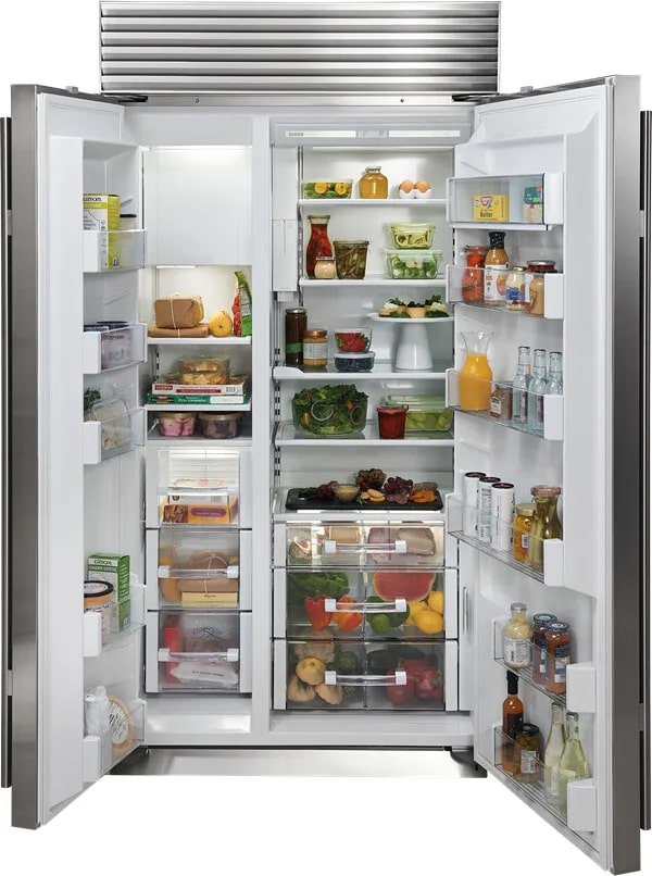 Sub-Zero - 42 Inch 23.7 cu. ft Built In / Integrated Side by Side Refrigerator in Stainless - CL4250SID/S/P