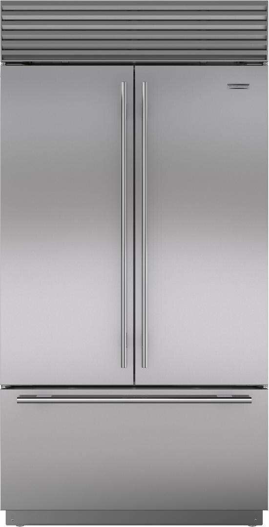 Sub-Zero - 42 Inch 24.7 cu. ft Built In / Integrated French Door Refrigerator in Stainless - CL4250UFDID/S/T