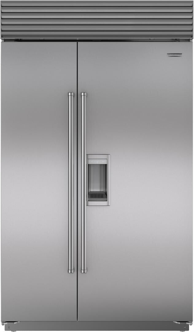 Sub-Zero - 48 Inch 28.4 cu. ft Built In / Integrated Side by Side Refrigerator in Stainless - CL4850SD/S/P