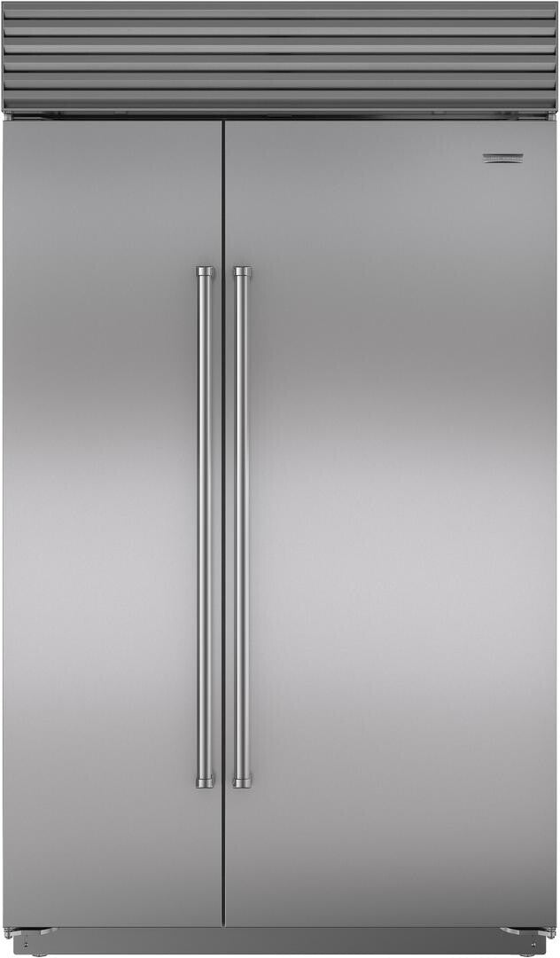 Sub-Zero - 48 Inch 28.2 cu. ft Built In / Integrated Side by Side Refrigerator in Stainless - CL4850S/S/P