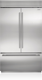 Sub-Zero - 48 Inch 28.9 cu. ft Built In / Integrated French Door Refrigerator in Stainless - CL4850UFD/S/T