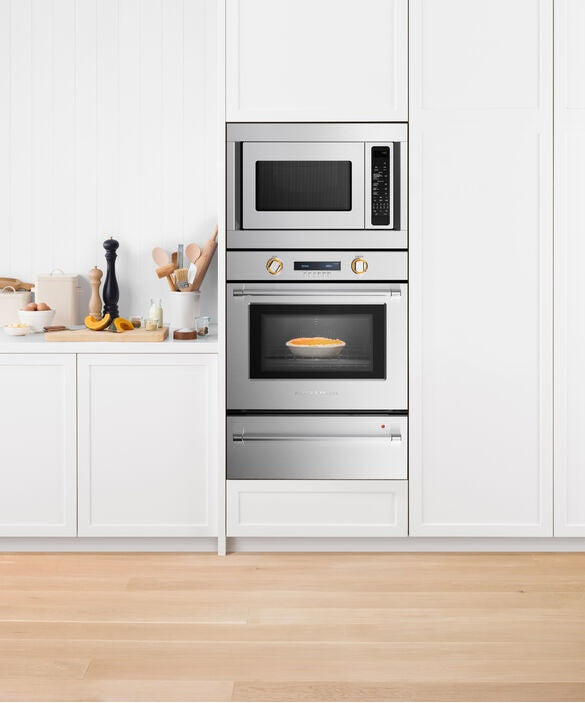 Fisher & Paykel - 24 inch Contemporary Microwave Trim Kit Accessory in Stainless - CMOTTK-30
