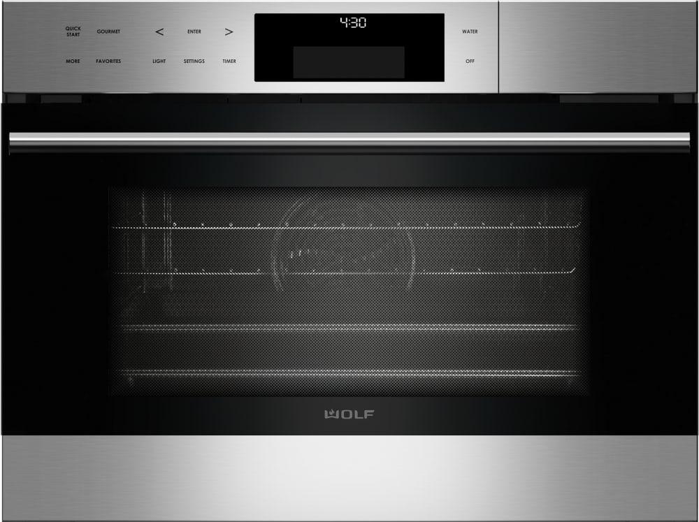 Wolf - 1.8 cu. ft Steam Wall Oven in Stainless - CSO24TE/S/TH