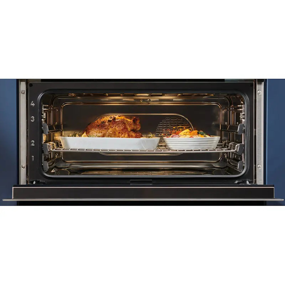 Wolf - 2.4 cu. ft Single Wall Oven in Black - CSO3050CM/S