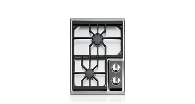 Wolf - 15 inch wide Gas Cooktop in Stainless - CT15GS
