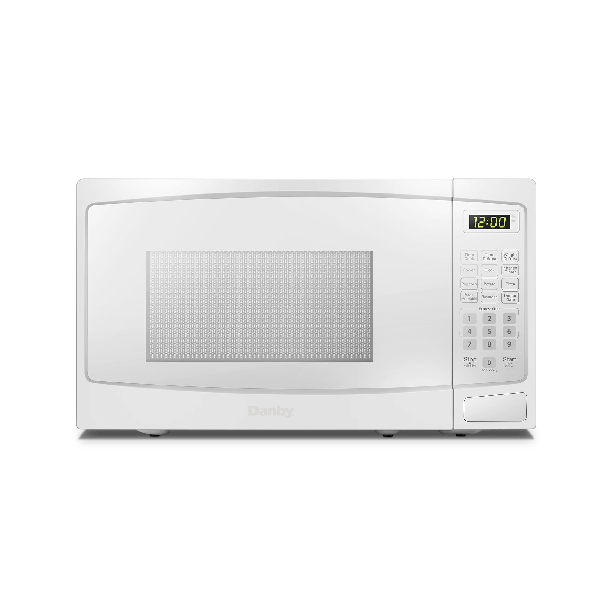 Danby - 0.7 cu. Ft  Counter top Microwave in White - DBMW0720BWW