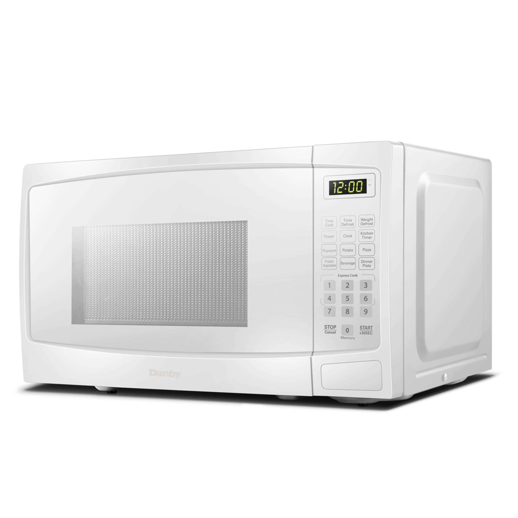 Danby - 0.7 cu. Ft  Counter top Microwave in White - DBMW0720BWW