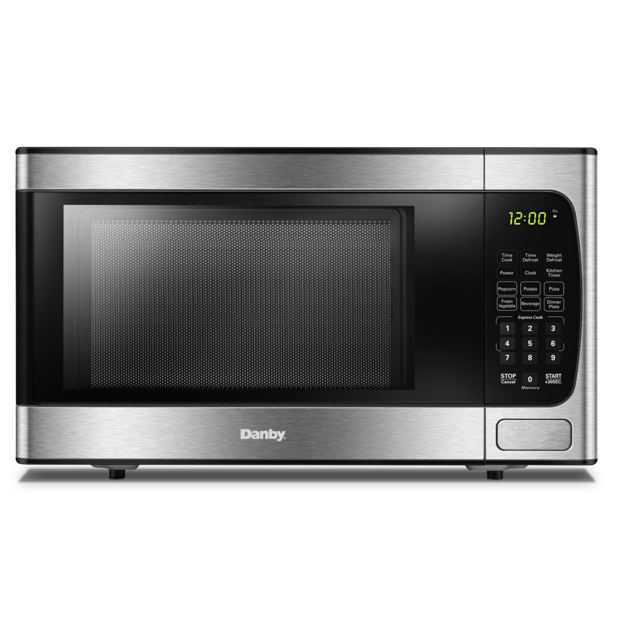 Danby - 0.9 cu. Ft  Counter top Microwave in Stainless - DBMW0924BBS