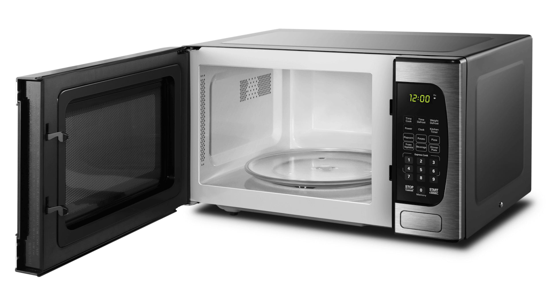 Danby - 0.9 cu. Ft  Counter top Microwave in Stainless - DBMW0924BBS