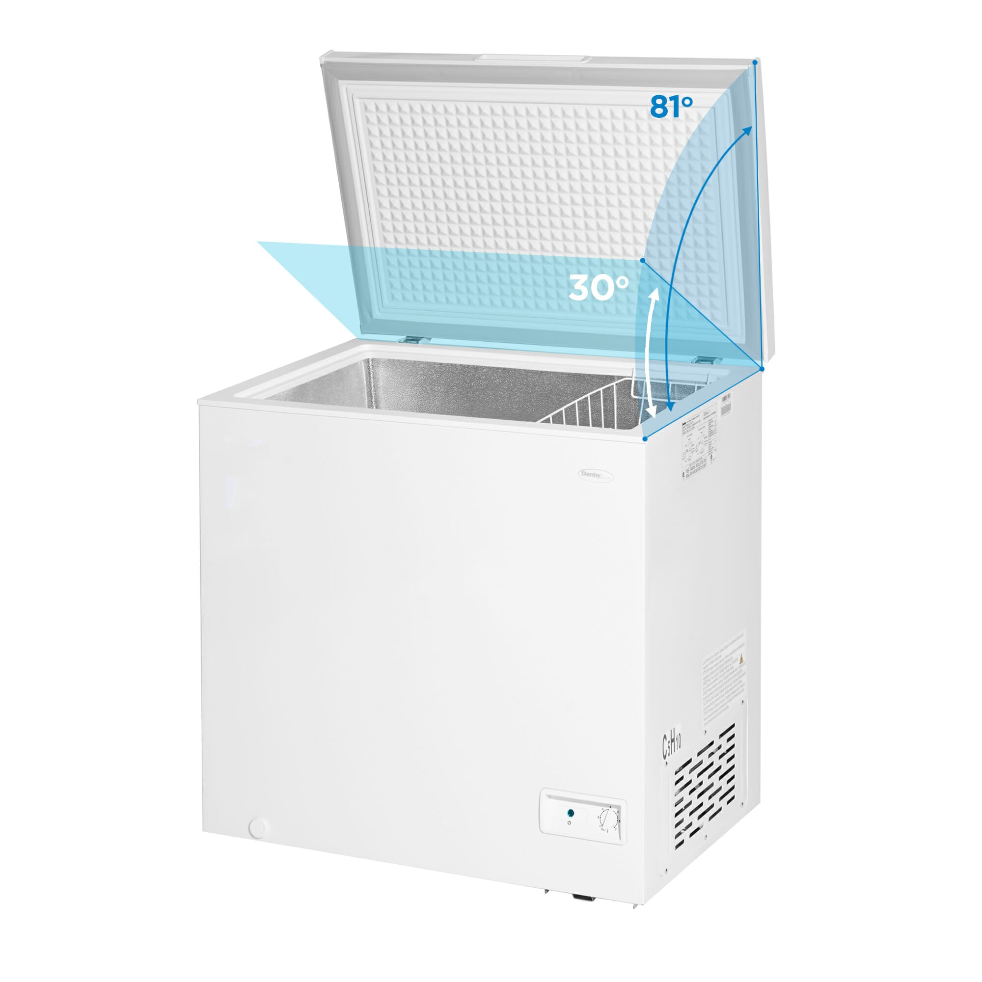 Danby - 7 cu. Ft  Chest Freezer in White - DCF070A6WM