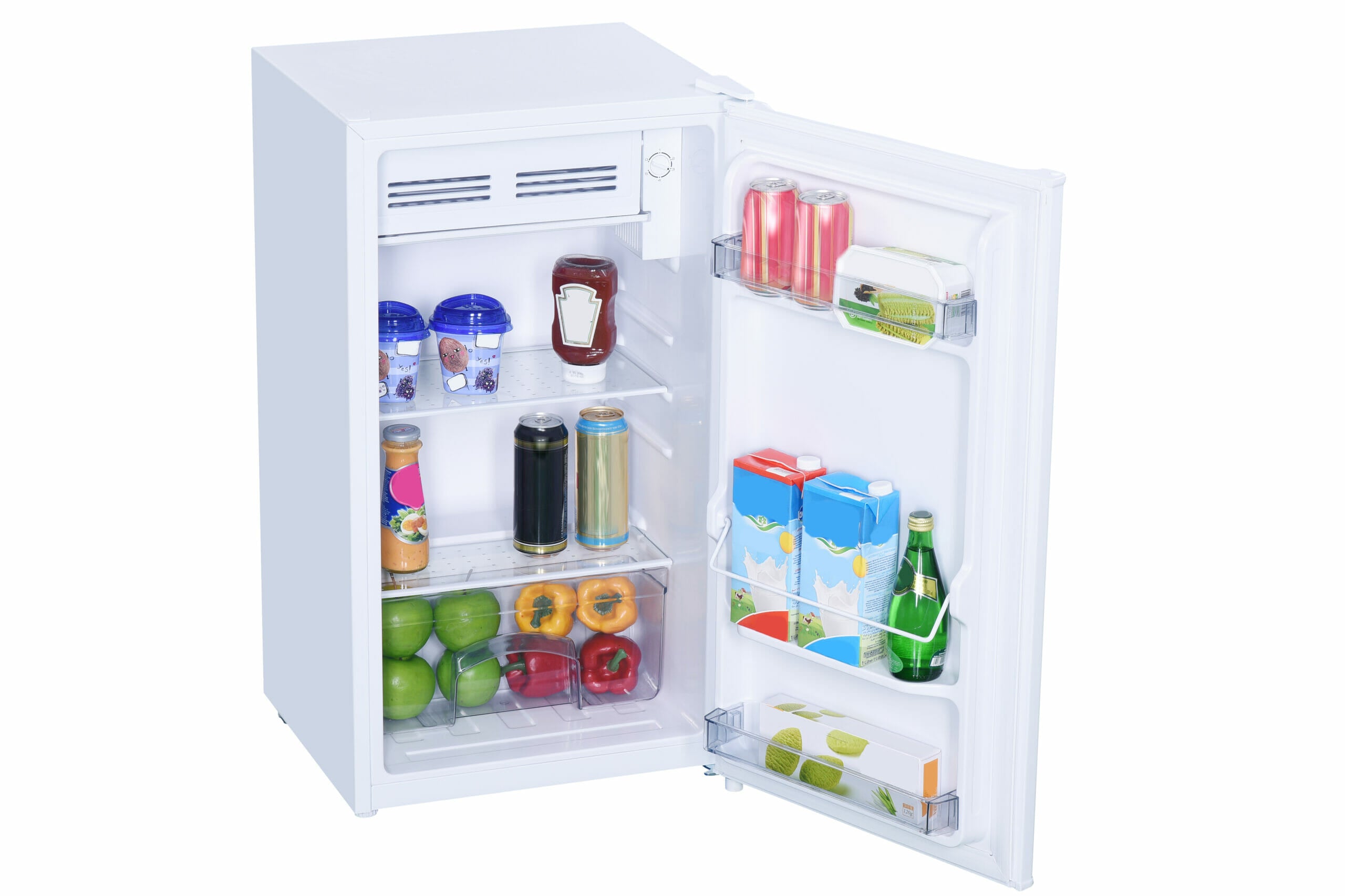 Danby - 18.6 Inch 3.3 cu. ft Mini Fridge Refrigerator in White - DCR033B2WM