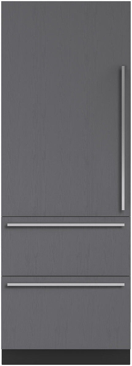 Sub-Zero - 30 Inch 15.6 cu. ft Built In / Integrated Bottom Mount Refrigerator in Panel Ready - DET3050CI/L