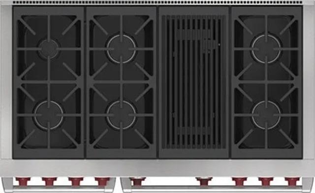Wolf - 7.8 cu. ft  Dual Fuel Range in Stainless - DF48650C/S/P/LP
