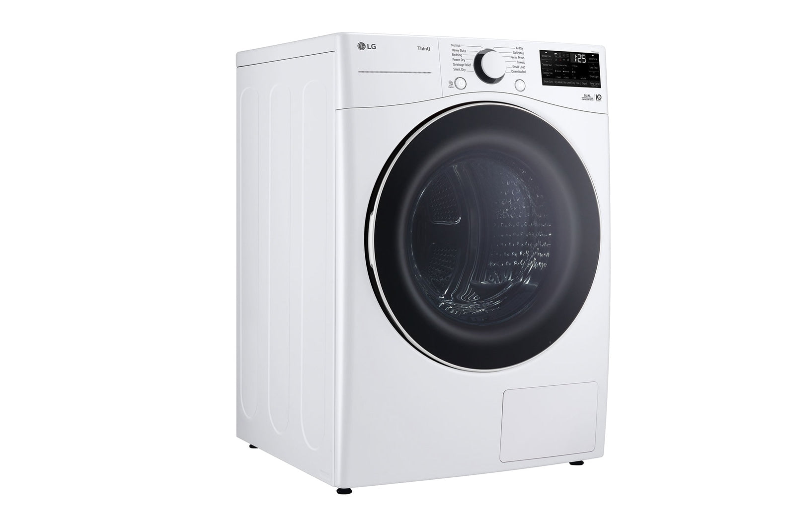 LG - 7.8 cu. Ft  Ventless Heat Pump Dryer in White - DLHC3602W