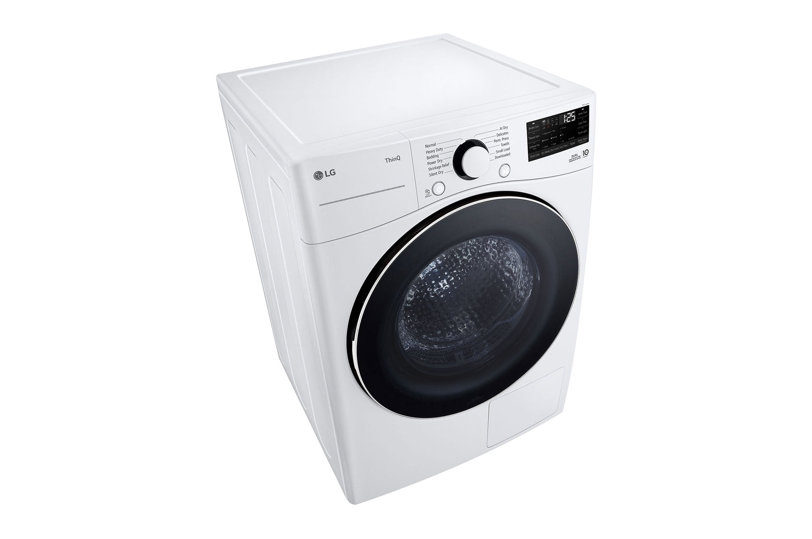 LG - 7.8 cu. Ft  Ventless Heat Pump Dryer in White - DLHC3602W