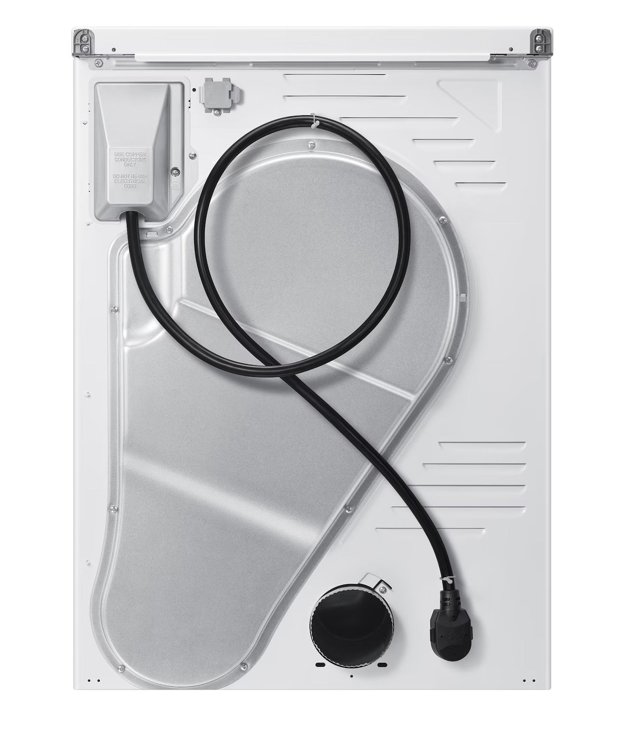 Samsung - 4 cu. Ft  Compact Dryer in White - DV25FG50BVBEAC