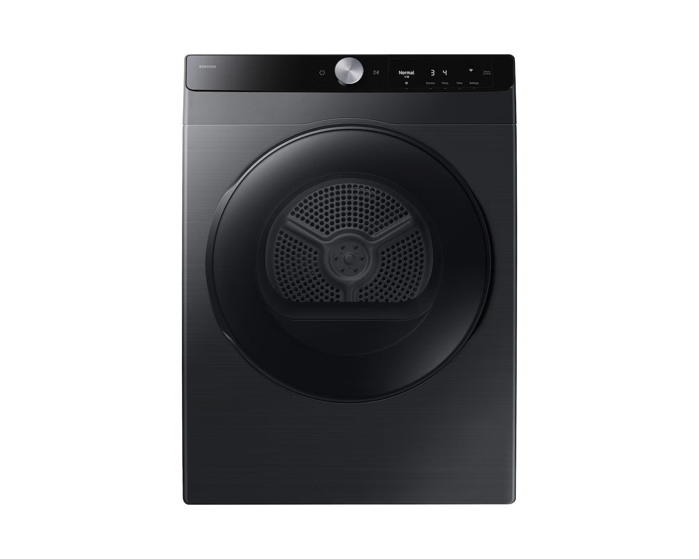 Samsung - 4 cu. Ft  Compact Dryer in Black - DV25FG61BVBBAC