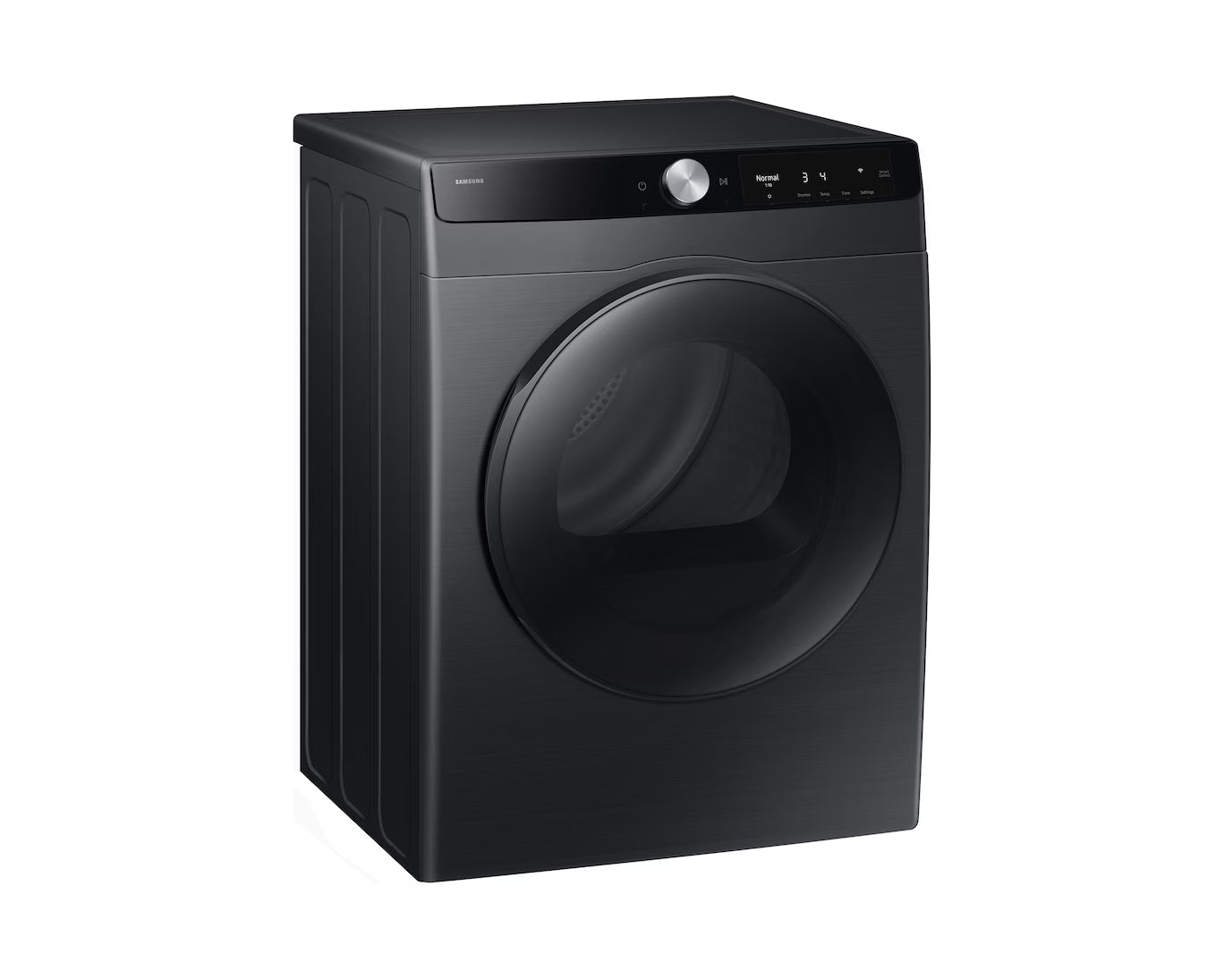 Samsung - 4 cu. Ft  Compact Dryer in Black - DV25FG61BVBBAC
