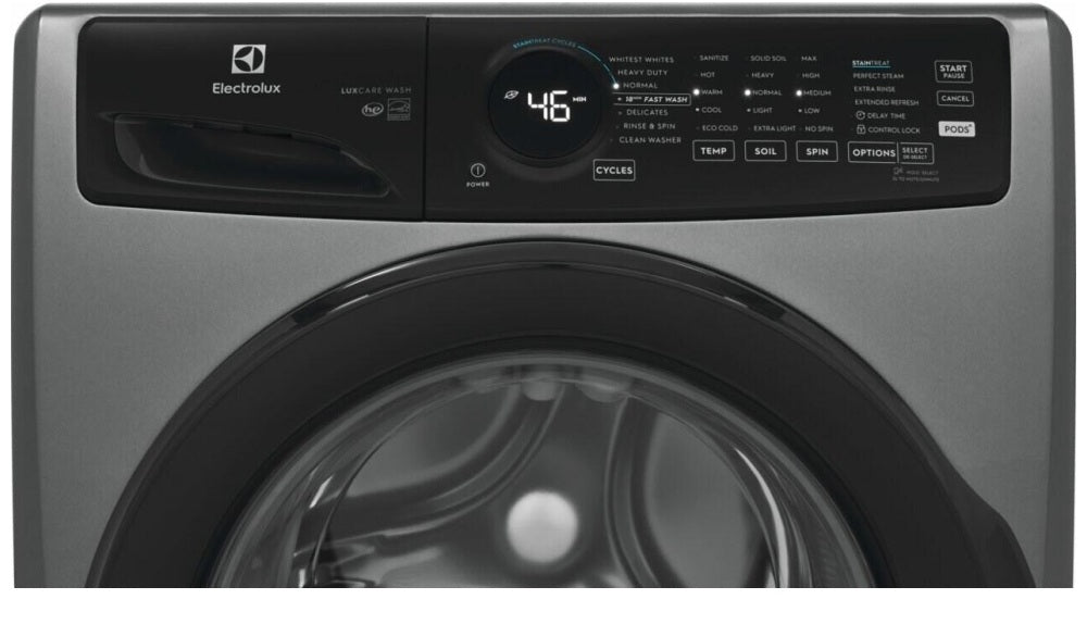 Electrolux - 5.2 cu. Ft  Front Load Washer in Titanium - ELFW7437AT