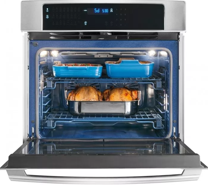 Electrolux - 4.8 cu. ft Single Wall Oven in Stainless - EW30EW55PS