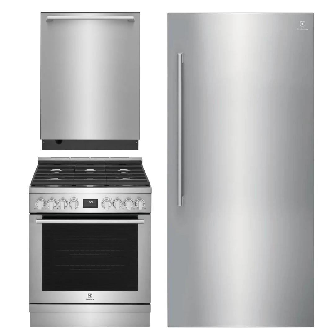 Electrolux Kitchen Package - EI33AR80WS, ECFG3068AS, EDSH4944CS