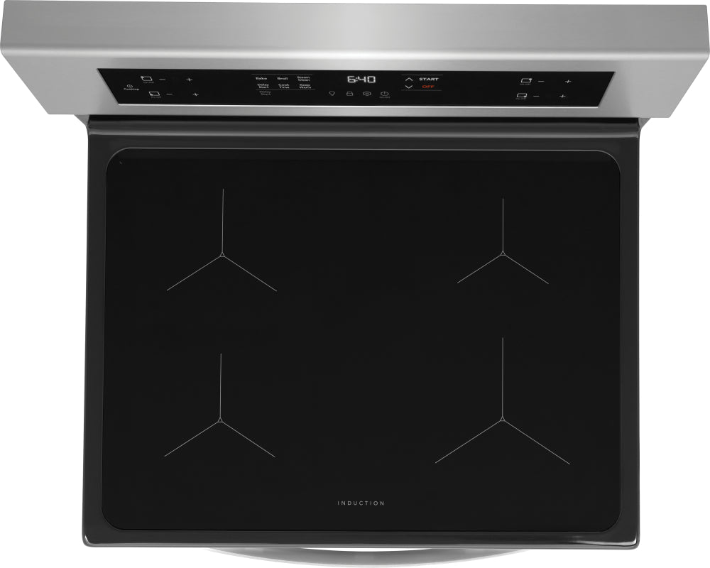 Frigidaire - 5.3 cu. ft  Induction Range in Stainless - FCRI306CAS