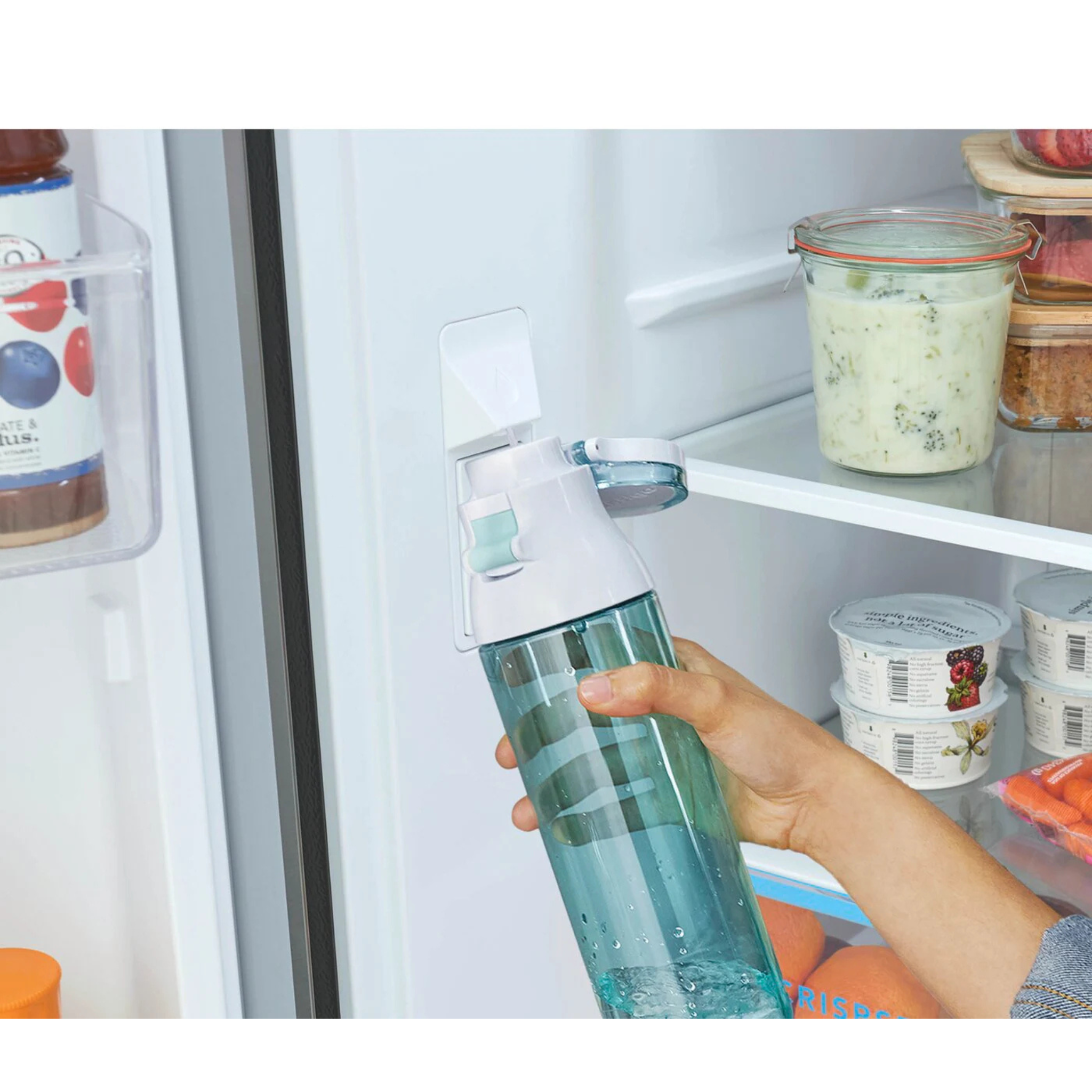 Frigidaire - 33 Inch 20 cu. ft French Door Refrigerator in Stainless - FRFG2033AV