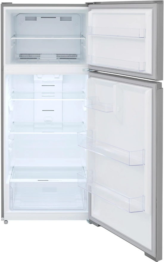 Frigidaire - 28 Inch 16.03 cu. ft Top Mount Refrigerator in Stainless - FRTE1622AS