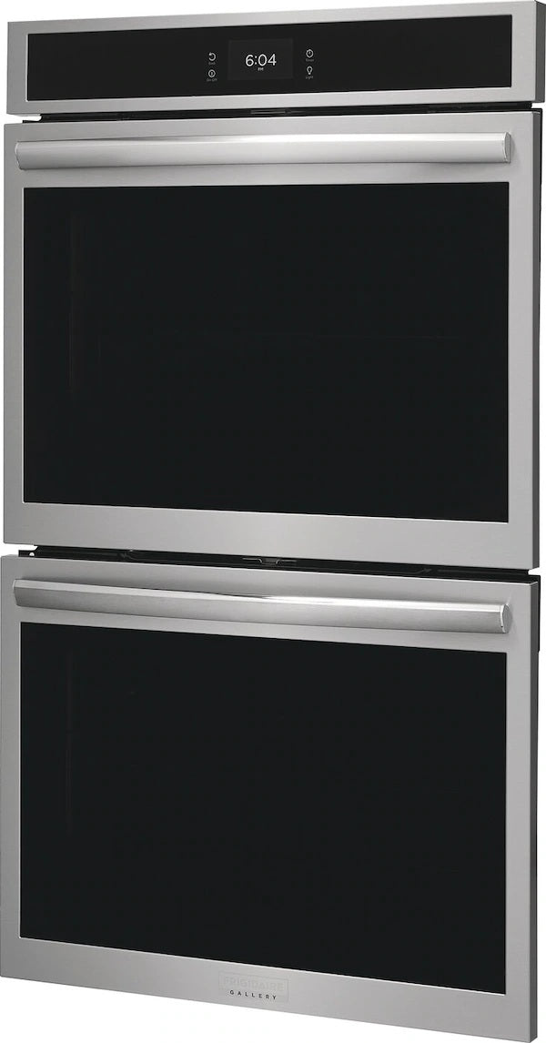 Frigidaire Gallery - 10.6 cu. ft Double Wall Oven with Stone-Baked Pizza in Stainless - GCWD3070AF