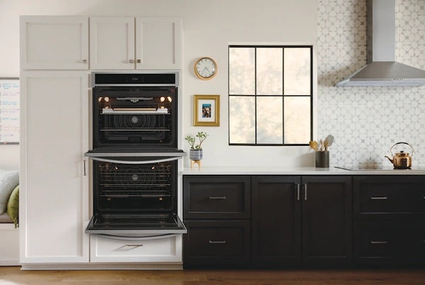 Frigidaire Gallery - 10.6 cu. ft Double Wall Oven with Stone-Baked Pizza in Stainless - GCWD3070AF
