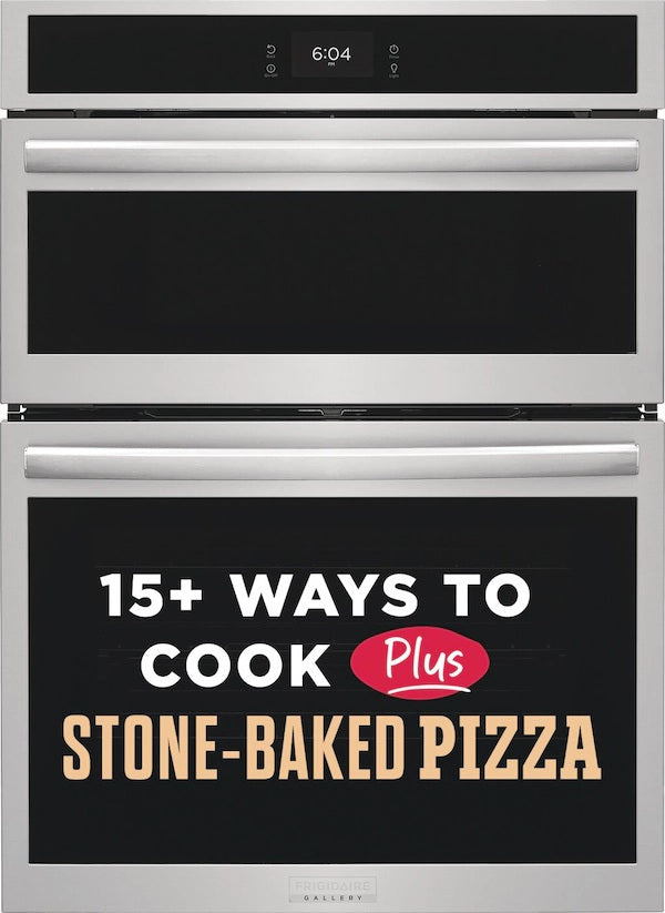 Frigidaire Gallery - 7 cu. ft Combination Wall Oven with Stone-Baked Pizza in Stainless - GCWM3070AF